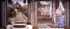 Annunciation — Sandro Botticelli, Renaissance Humanism