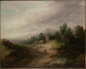 Wooded Upland Landscape — Thomas Gainsborough, Neoclassicism