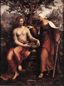 Pomona And Vertumnus — Francesco Melzi