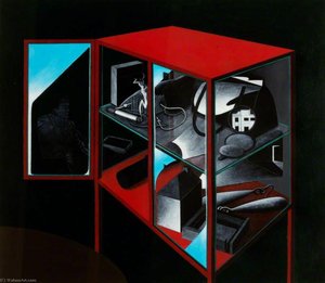 Parlour Cabinet Painting Remembering Katy — Ken Elias