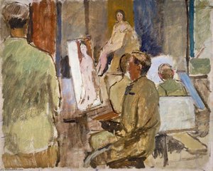 The Life Class, Formation College Arts Wing, Florence — Carel Victor Morlais Weight