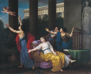 L'amour Fuyant L'esclavage — Joseph Marie Vien