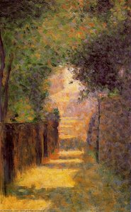 Paris, Rue Saint-vincent In Spring — Georges Seurat, Impressionism