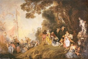 Untitled (2203) — Jean-antoine Watteau, Baroque Revival