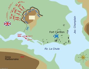 Bitwa O Fort Carillon — Thomas Jefferys
