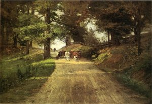 An Indiana Road — Theodore Clement Steele