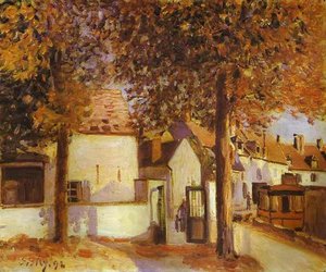 View In Moret — Alfred Sisley, Impressionism