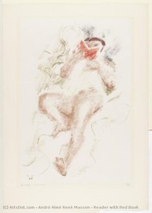 Reader With Red Book — André Masson