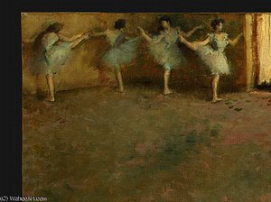 Before The Ballet, Detalj 1, Ng Washington — Edgar Degas
