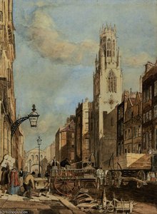 St dunstan-in-the-west, fleet street; and temple bar from the strand