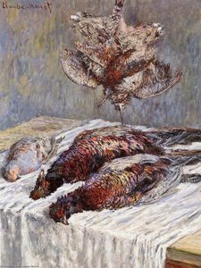 Pheasants, Woodcocks And Partridges — Claude Monet