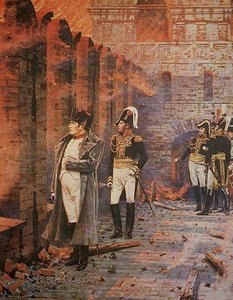 In The Kremlin - A Fire — Vasily Vasilevich Vereshchagin