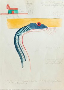 Watercolour From The Tomb Of Ramesses Ix (kv 6) — Victor Clement Georges Philippe Loret