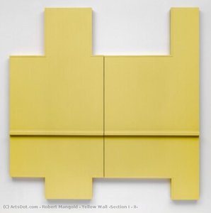Yellow Wall (section I + Ii) — Robert Mangold