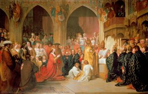 The Institution Of The Order Of The Garter — Benjamin West
