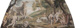 Putti And Cupids Playing With Goats (after Polidoro Da Caravaggio) — Franz Cleyn