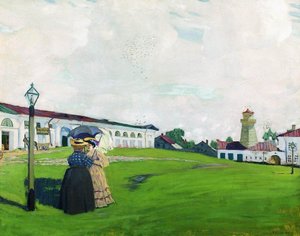 Province (kostroma) — Boris Mikhailovich Kustodiev