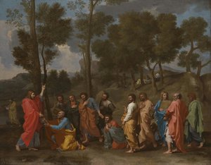 The Sacrament Of Ordination (christ Presenting The Keys To Saint Peter) — Nicolas Poussin