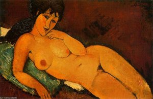 Untitled (9172) — Amedeo Clemente Modigliani, Expressionism