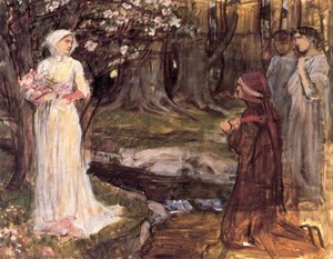 Dante And Beatrice — John William Waterhouse