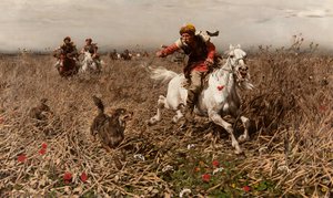 Wolf Hunt — Alfred Wierusz Kowalski