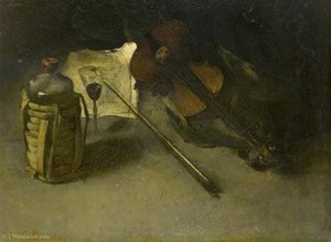 The Violin — François Bonvin