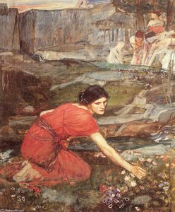 Maidens Picking (study) — John William Waterhouse