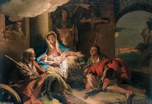 The Adoration Of The Shepherds — Giovanni Domenico Tiepolo