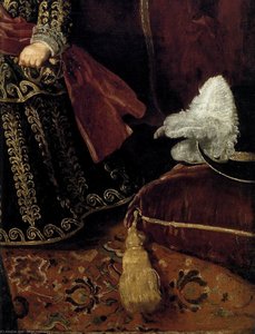 Prince Baltasar Carlos With A Dwarf (detail) — Diego Velázquez, Baroque
