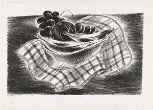 Checked Cloth (Fruit in Basket)