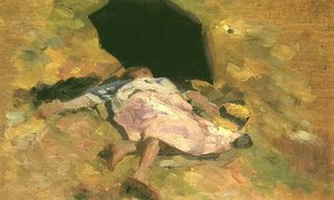 Girl Under An Umbrella — Konrad Krzy Anowski