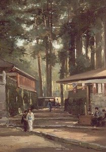 Japanese Street Scene — John Varley I (the Older), Realism