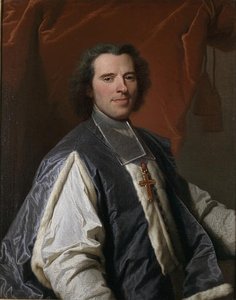 Portrait De Claude De Rouvroy De Saint Simon, Évêque De Metz — Hyacinthe Rigaud