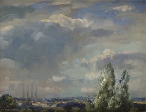 View From The Bathroom Window — Edward Seago