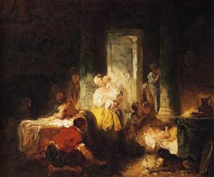 The Italian Family — Jean-honoré Fragonard, Rococo