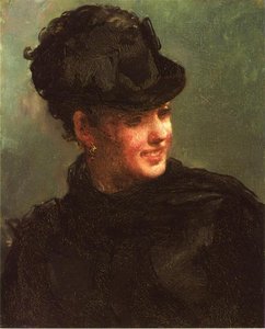 Portrait Of Emily Tuckerman — William Morris Hunt
