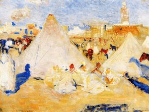 Encampment Near A Moroccan Village — Theo Van Rysselberghe