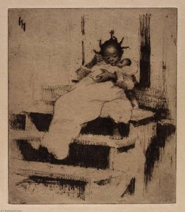 Little Step Sister — Helen Hyde, Expressionism