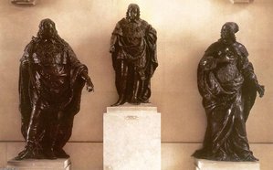 Louis Xiv Between Louis Xiii And Anne Of Austria — Simon Guillain