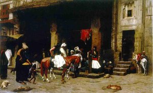 A Street In Cairo — Jean-léon Gérôme