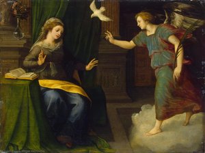 Annunciation — Michiel Van Coxcie, Renaissance