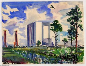 Scenic View Of The Vehicle Assembly Building — Chrystal Jackson