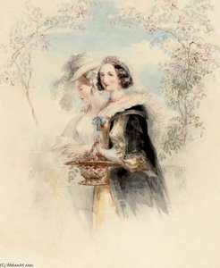 A Comforting Hand — Thomas Uwins