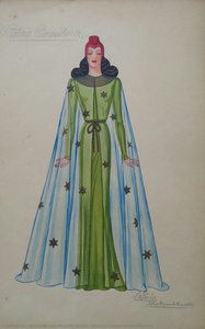 Allegorical Costume: Brazilian Homeland — Maria Sophia Jobim Magno De Carvalho