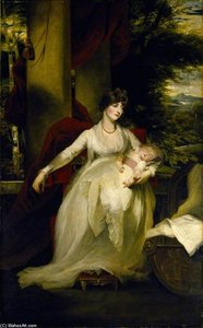Lady Caroline Capel, Née Paget — John Hoppner