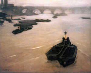 The Thames Near London Sun — Willem Witsen