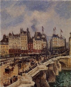 Le Pont-neuf — Camille Pissarro