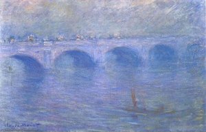 Waterloo Bridge In The Fog — Claude Monet