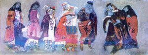 Sketches Of Costumes For ''prince Igor'' — Nicholas Roerich
