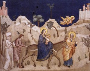 Flight Into Egypt — Giotto Di Bondone
